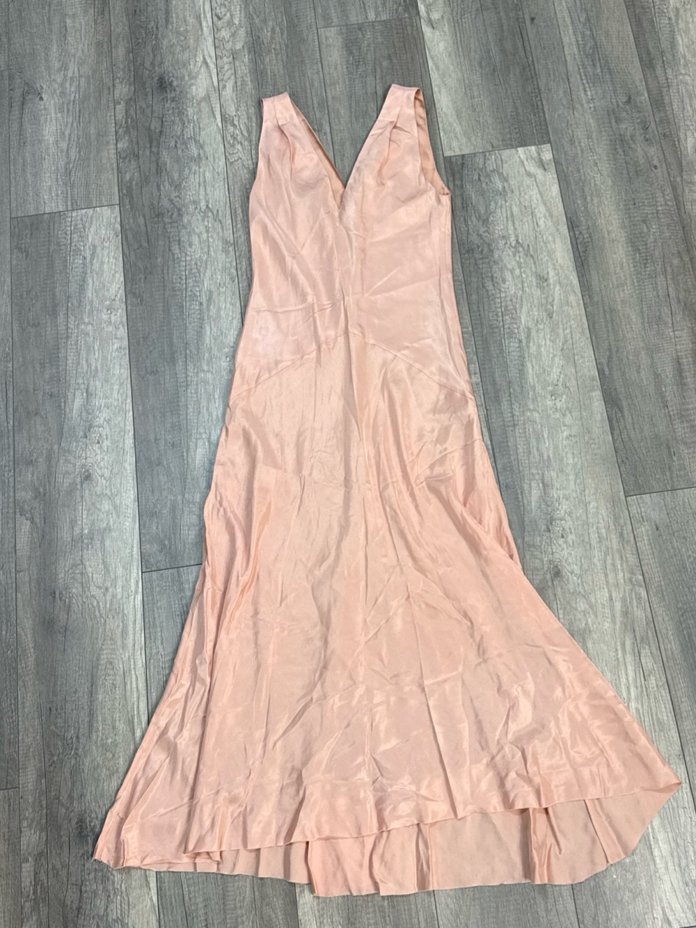 Frame V-Neck Midi Slip Dress